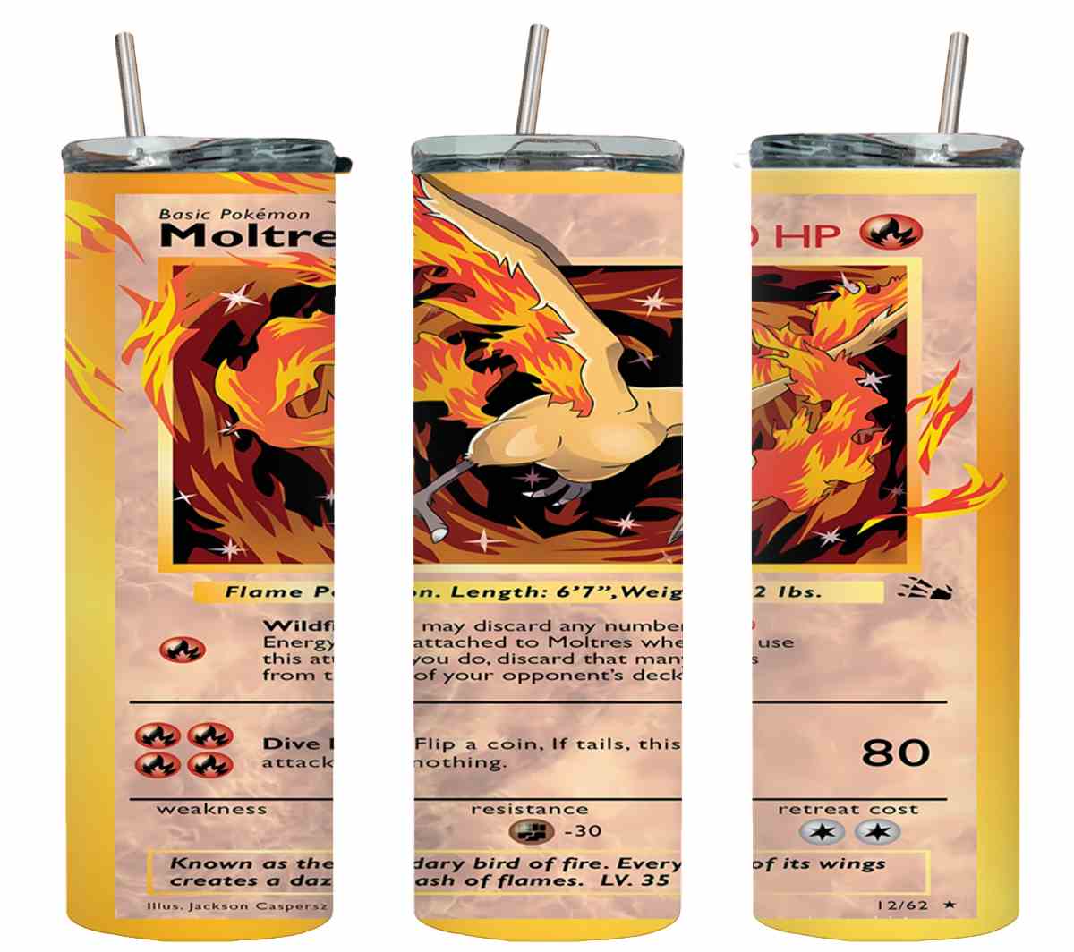Pokemon Moltres Card-8045